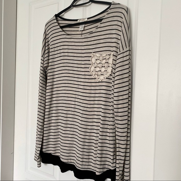 •HALEY & CO.• Long Sleeve Striped Shirt Size L - Picture 4 of 10